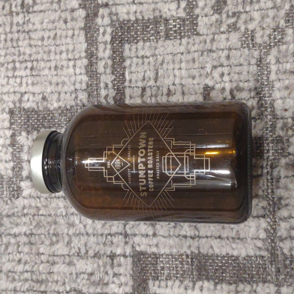 Glass coffee cannister